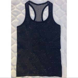 Lululemon Speckled Black Racerback 🤍